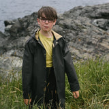 Balmacaan Raincoat - Obsidian