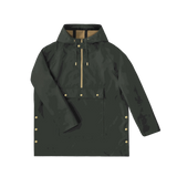 Women's Anorak Rain Coat - Obsidian