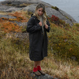 Women's Waterproof Poncho - Obsidian