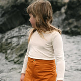 Merino Wool & Silk Long Sleeve Shirt - Wheat