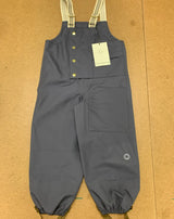 Dungaree Rain Pants - False Indigo - 1/2 - Recycled