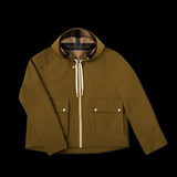 Women's Cropped Rain Coat - Bark