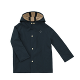 Midi Rain Coat - Inkberry