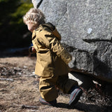 Midi Rain Coat - Ochre