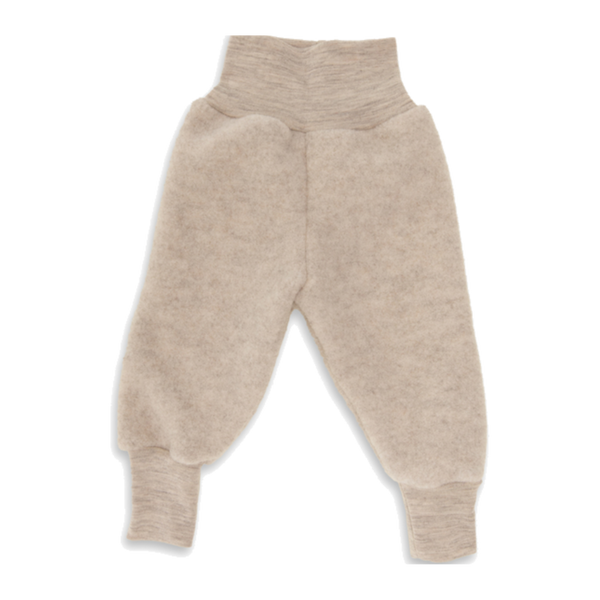 Baby Merino Wool Fleece Pants - Cork