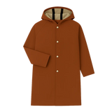 Balmacaan Raincoat - Red Oak