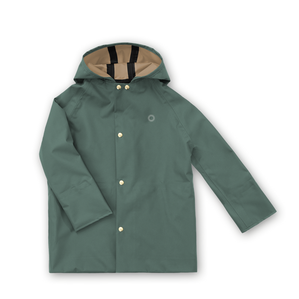 Midi Rain Coat - Laurel