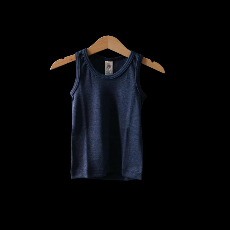 Organic Wool & Silk Sleeveless Vest