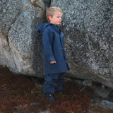 Midi Rain Coat - Inkberry