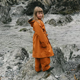 Balmacaan Raincoat - Red Oak