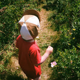 Child's Patch Hat - Bark/Salt