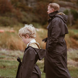 Balmacaan Raincoat - Obsidian