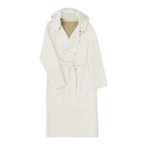 Boheme Trench Rain Coat - Salt