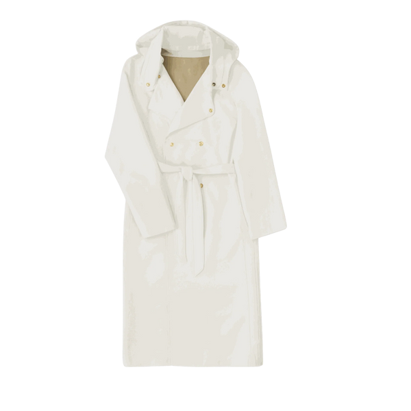 Boheme Trench Rain Coat - Salt