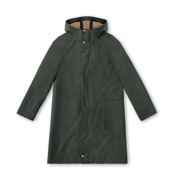 Women's Harbour Rain Coat - Obsidian