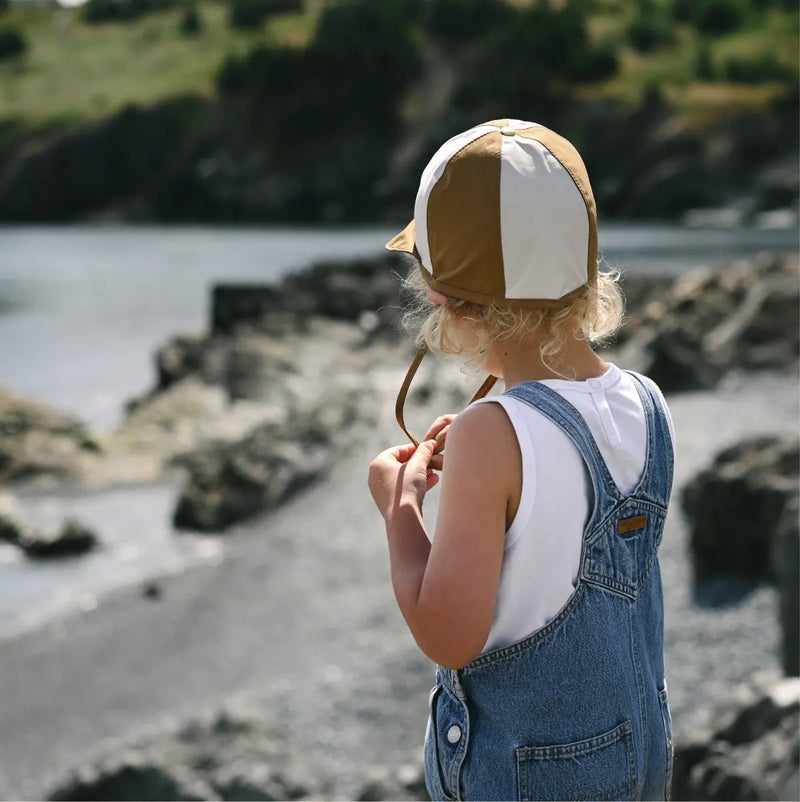 Child's Patch Hat - Bark/Salt